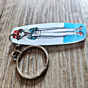 Custom keychains wakeboard, we can make any model on request just complete the customization in the ad image 5