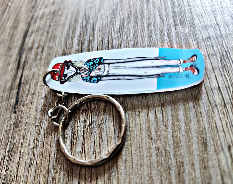 Custom keychains wakeboard, (we can make any model on request just complete the customization in the ad) image 5