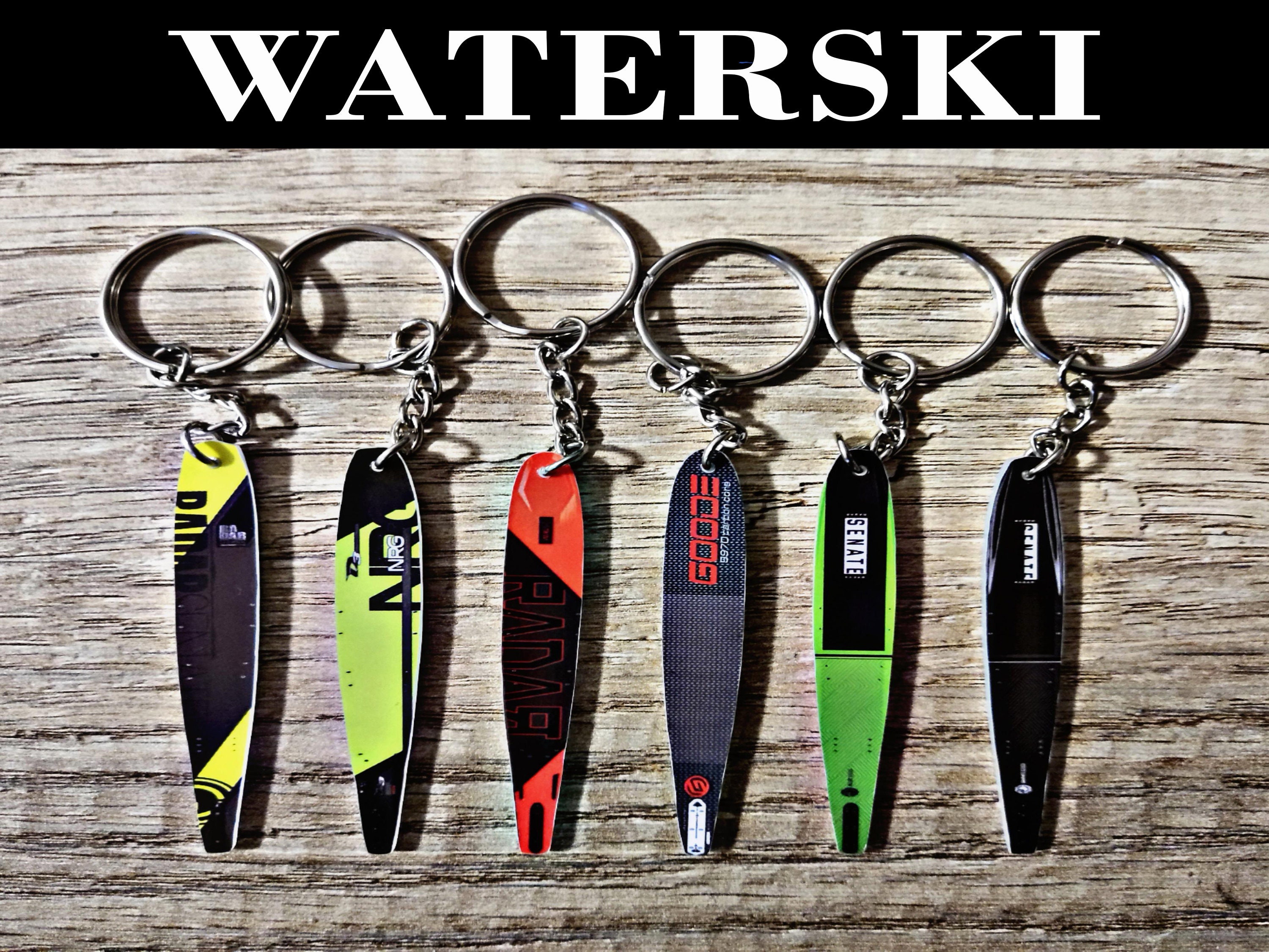 Custom Keychain Water Ski (we Can Make Any Model on Request