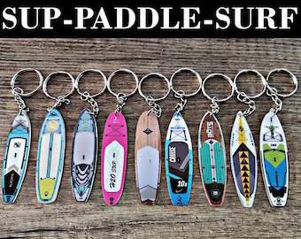 Portachiavi personalizzati Surf,Sup, Paddle, ecc... (possiamo realizzare qualsiasi modello su richiesta basta completare la personalizzazione nell'annuncio)