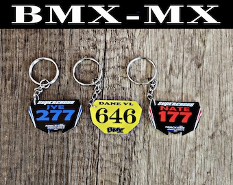 Portachiavi personalizzato Bmx, portachiavi personalizzati Mx, piastre mx, piastre bmx, motocross, supercross, bmx, portachiavi bmx, portachiavi motocross.