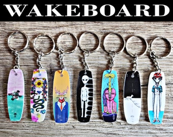 Custom keychains wakeboard , (we can make any model on request just complete the customization in the ad)