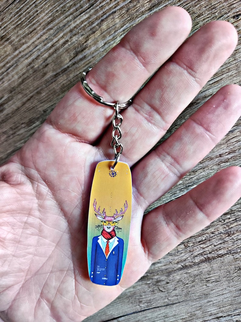 Custom keychains wakeboard , we can make any model on request just complete the customization in the ad 画像 4