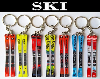 Custom Keychain Ski  (we can make any model on request just complete the customization in the ad)