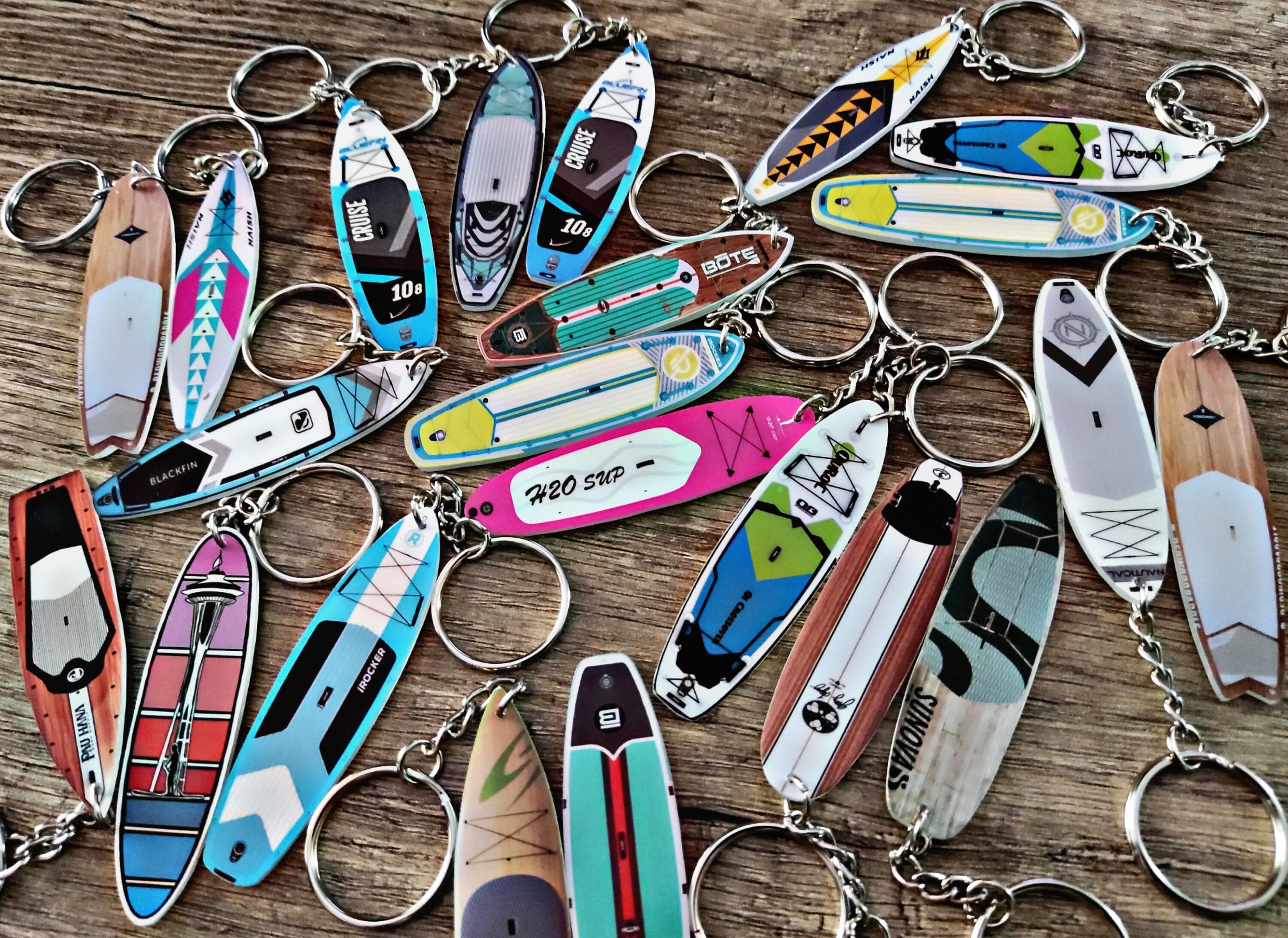 Custom Keychain Surf,sup, Paddle, Etc (we Can Make Any Model on