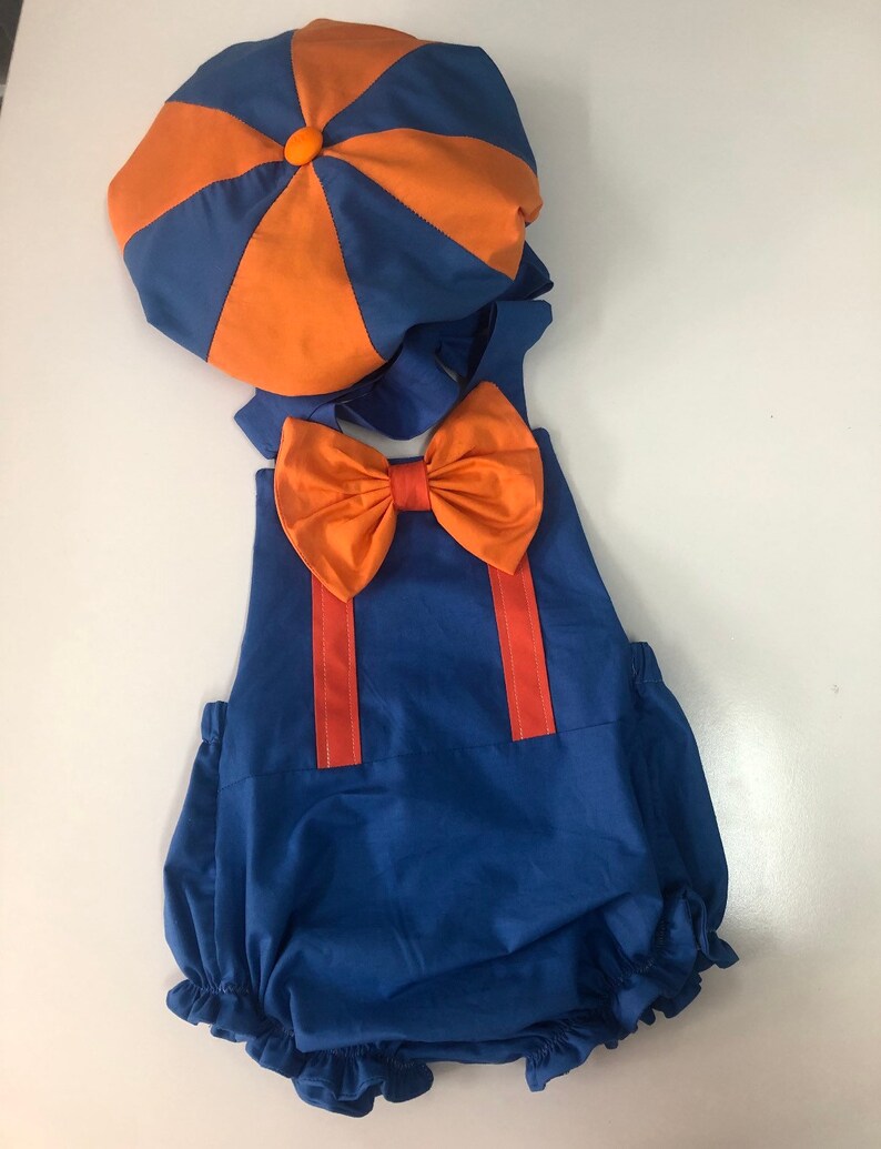 Blippi Romper Costume With Hat Etsy