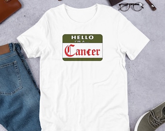 Camiseta del Zodíaco del Cáncer - Regalo de cumpleaños de junio/julio - Regalo de astrología para Tauro - Camiseta personalizada del horóscopo - Ajuste unisex"