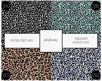 Cheetah/leopard Print HTV heat Transfer Vinyl or Oracal 651 - Etsy