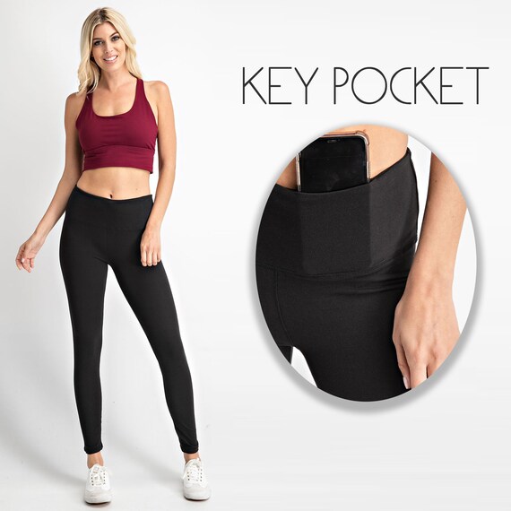 Buttery Soft Black Athleisure Leggings 