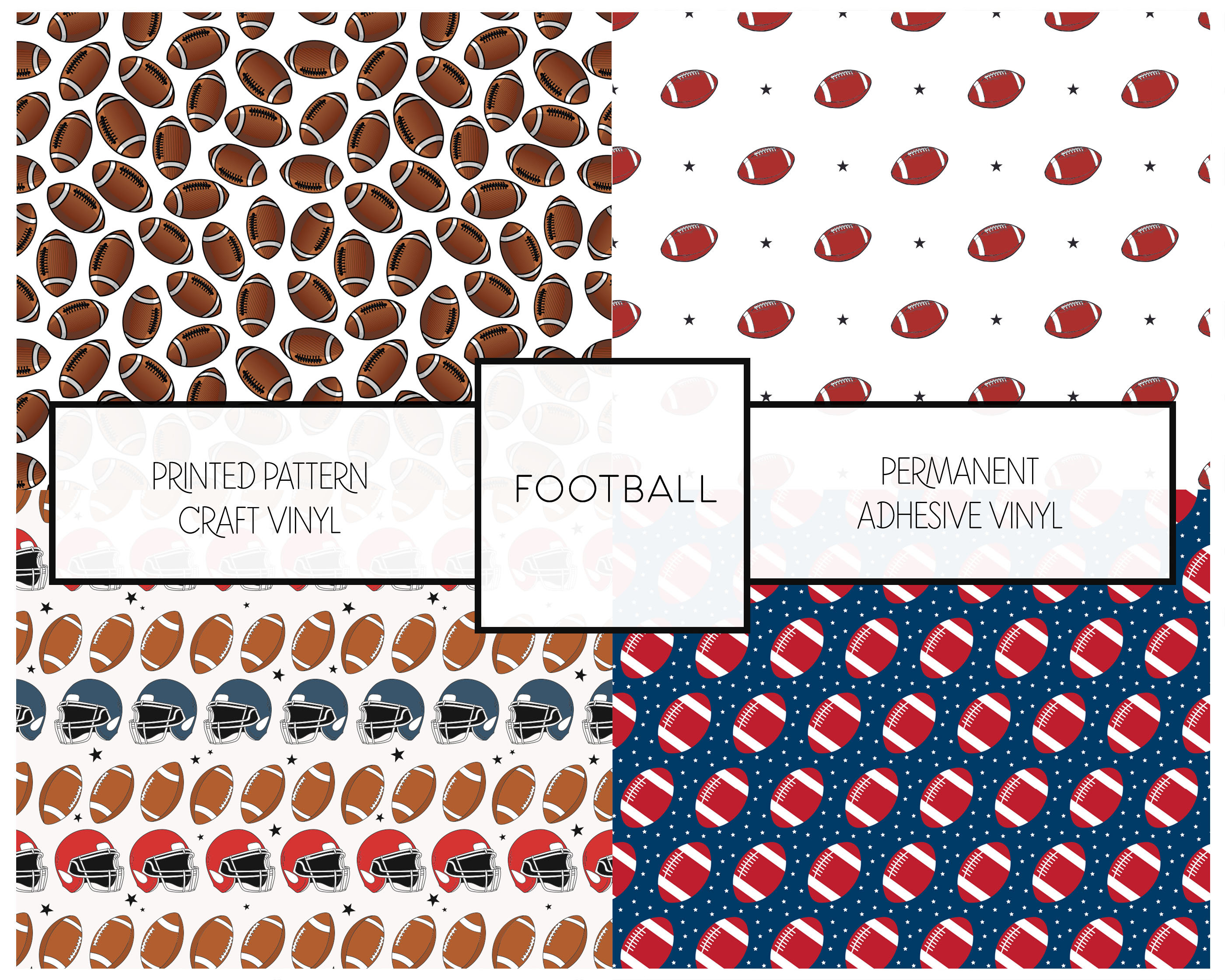 Colorspark Football Leather Pattern Heat Transfer Vinyl