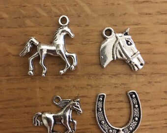 Horse Charms/Pendants for bracelets or necklaces.