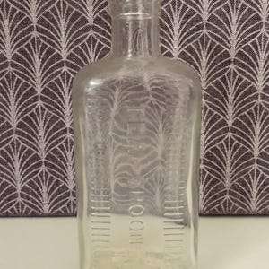 Vintage Glass Medicinal Bottle.