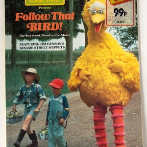 Vintage Sesamstraße Folge diesem Vogel Taschenbuch. 1986.