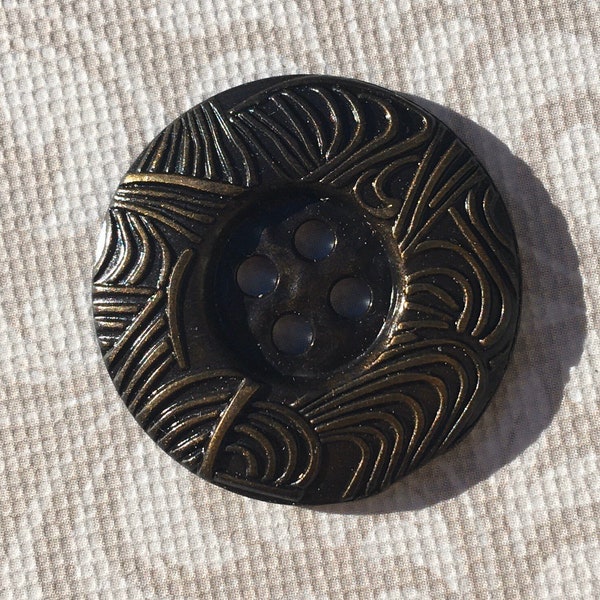 Ornate Button - Etsy