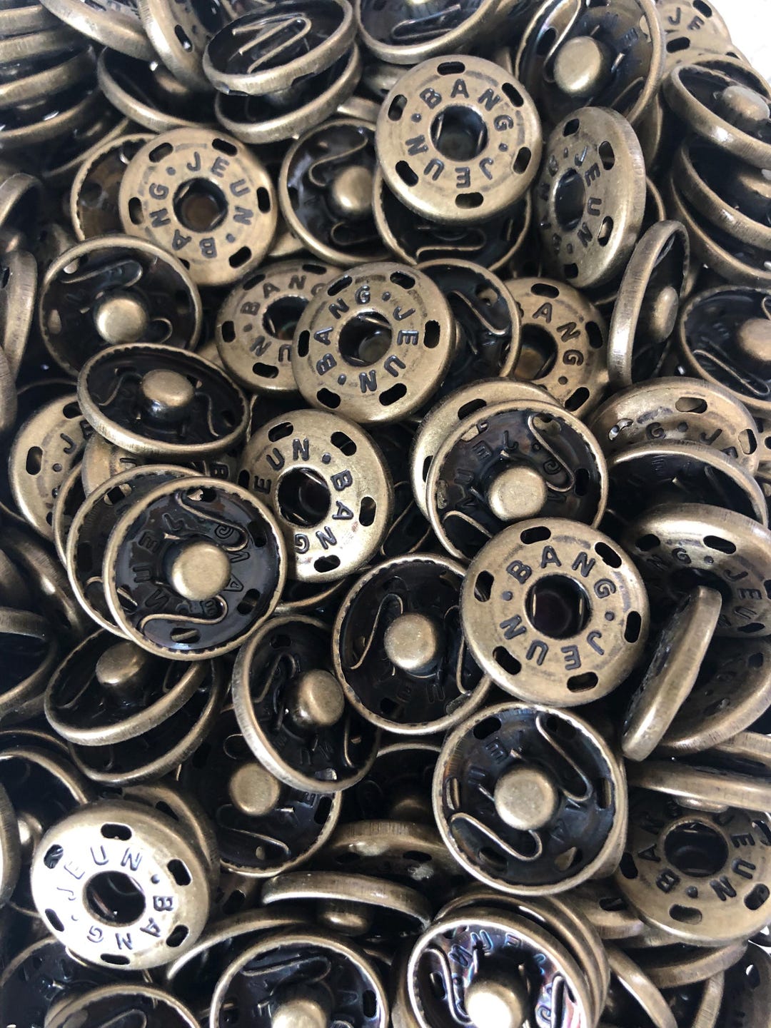 6 X New Vintage Jeun Bang Popper Buttons. 19mm. - Etsy