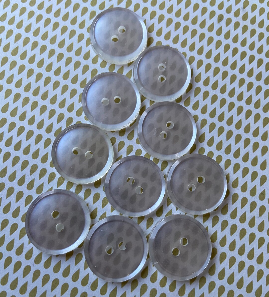 Set of Ten New Vintage White Jason Buttons. 19mm. - Etsy
