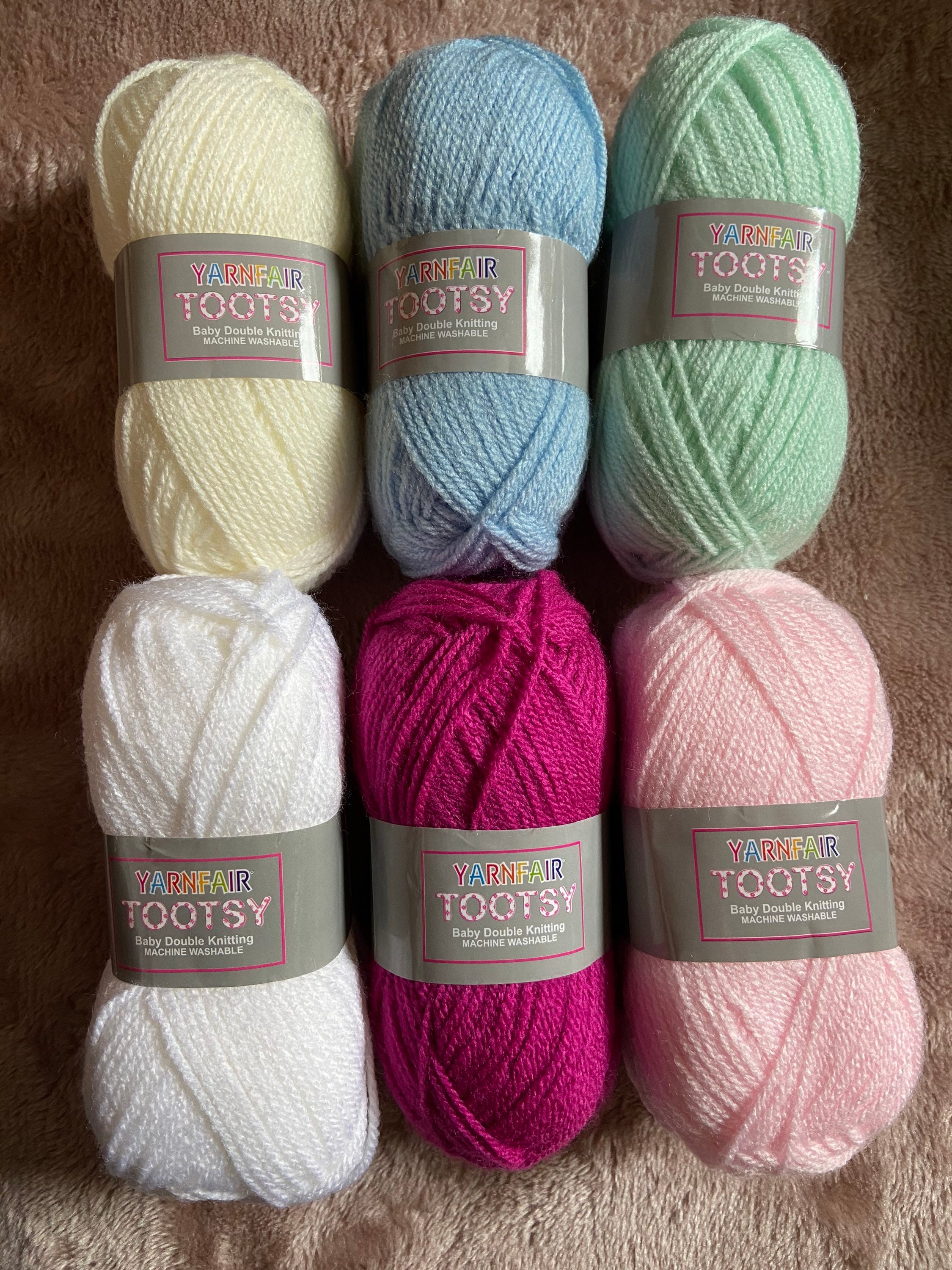 New Yarnfair Tootsy Wool. Seven Colours. 50g - Etsy