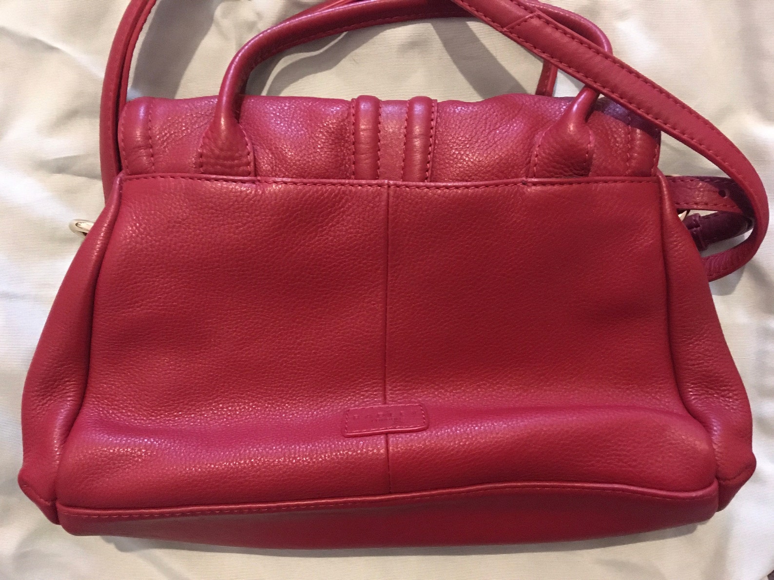Vintage Preloved Red Radley Handbag With Dust Bag. Etsy