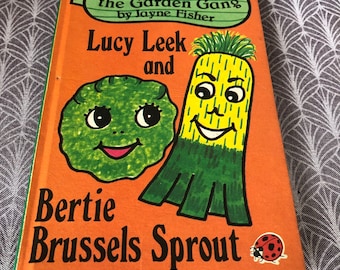 Libro Vintage Ladybird - Lucy Leek y Bertie Bruselas Sprout. 1979.