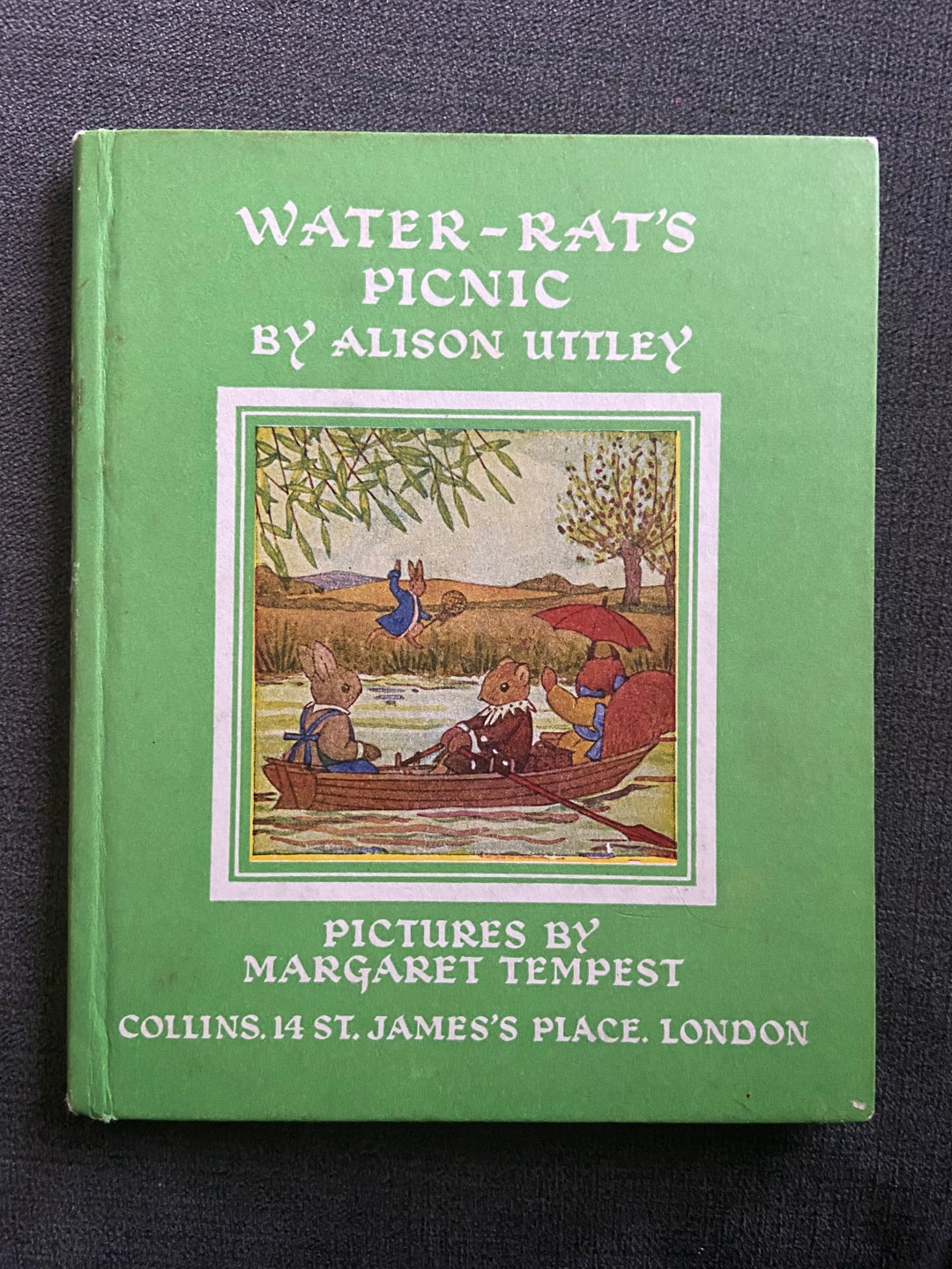Vintage Children’s Book - Water - Rats Picnic. Alison Uttley. 10th ...