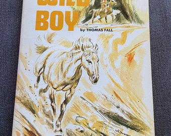 Vintage Vintage Wild Boy Children’s Paperback Book. 1975. Thomas Fall.