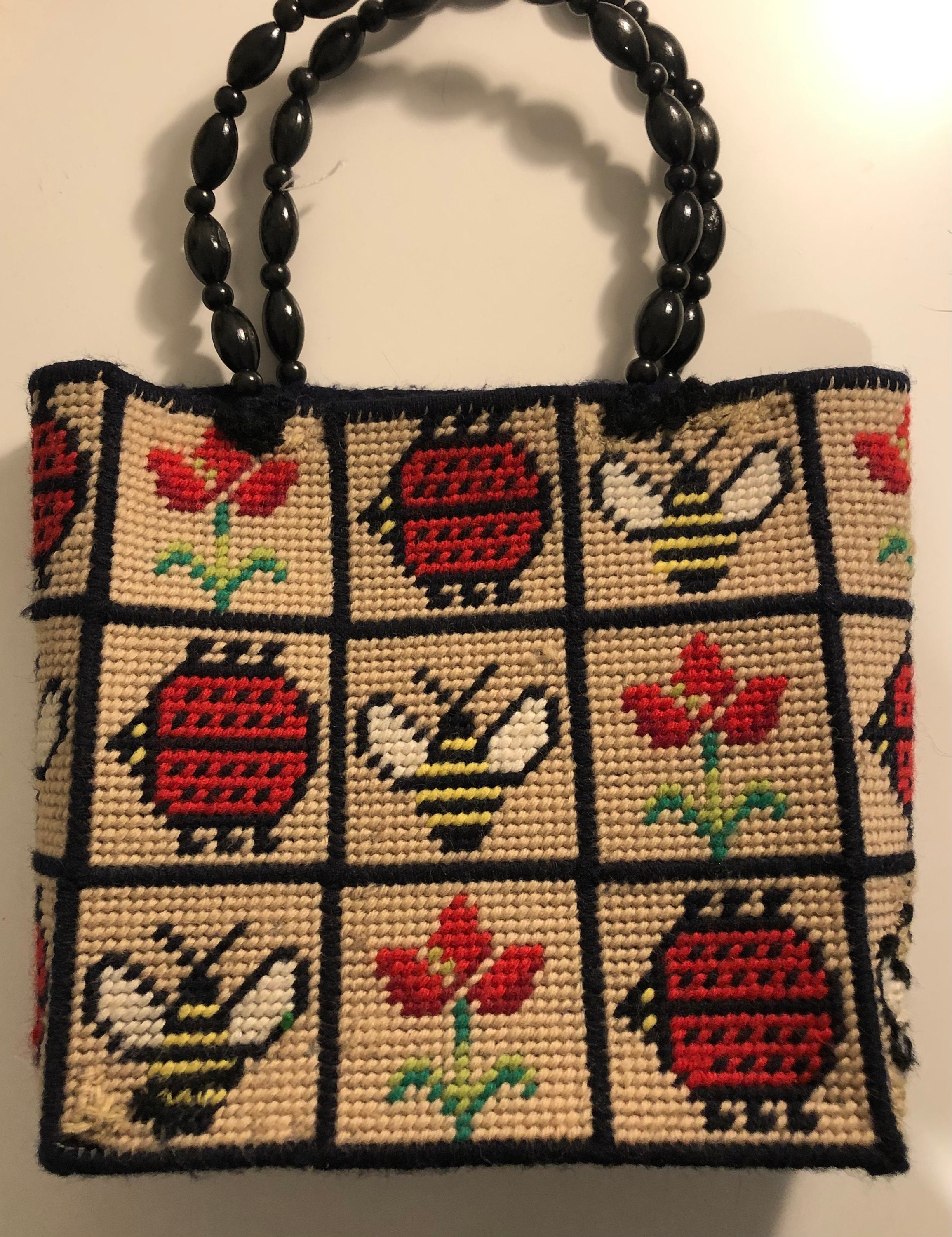 着物・浴衣 Clasp bead bag/retro vintage/Flower 着物・浴衣 Clasp bead bag/retro vintage/Flower s-l400.jpg