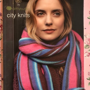 Preloved Rowan City Knits Pattern Book.