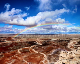 Painted Rainbow, Painted Desert Photography, Arizona, Southwest, Canon Travel, Rainbow, Landscape Photos