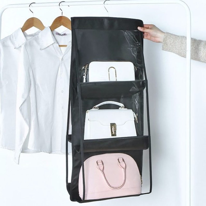 Handbag Closet Shoe Organizer Holder Storage Purse Over Door Etsy