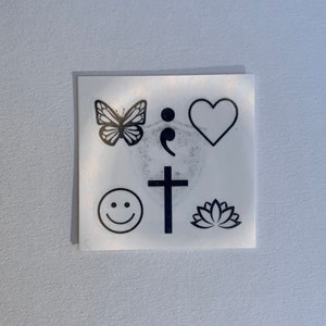 Positive Affirmations- mini temporary tattoos