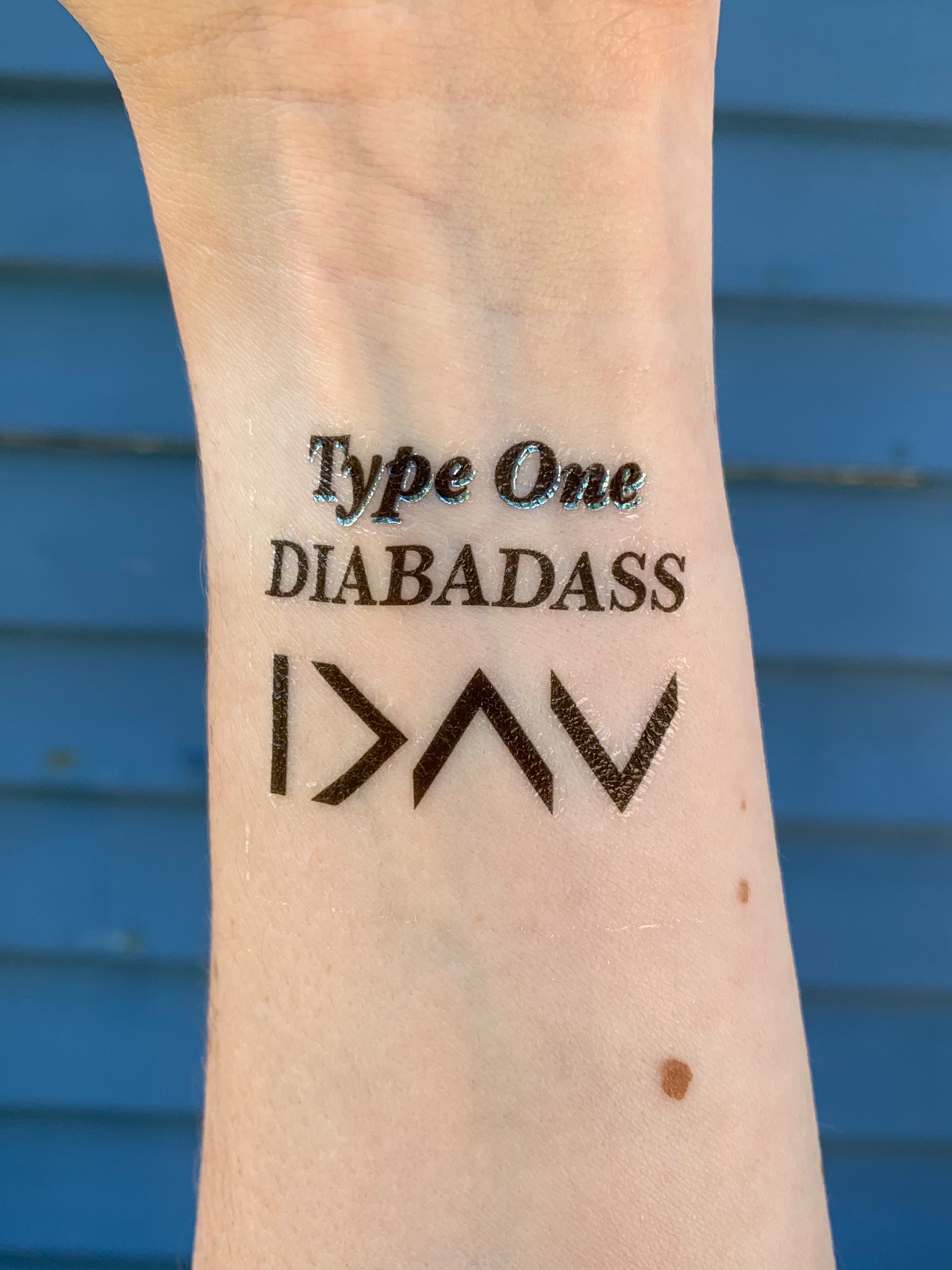 Buy Type 1 Diabetes Temporary Tattoo Type 1 Diabetes Awareness Online in  India  Etsy