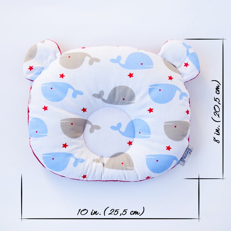Baby support pillow Safe baby sleeping Pillow with ears Etsy