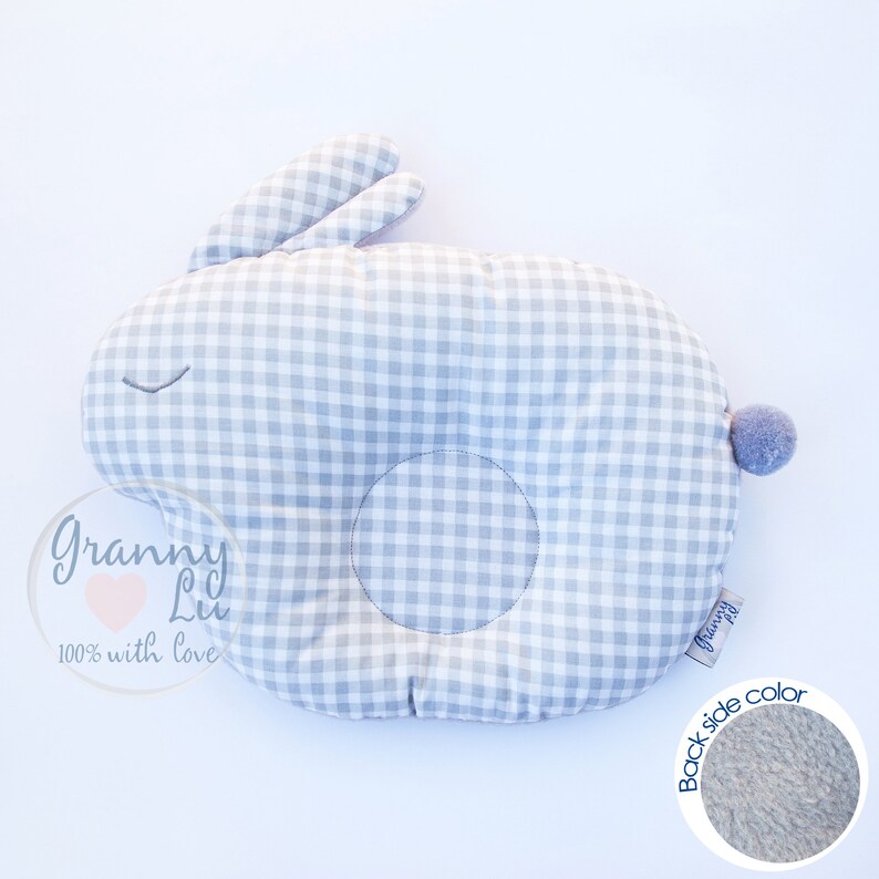 Bunny Baby Pillow Newborn Rabbit Pillow Baby Support Safe Baby Etsy