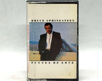 Bruce Springsteen -  Tunnel of Love-  Audio Cassette Tape 1987 , Includes tre tracks "Brilliant Disguise", "Tunnel of Love", "One Step Up