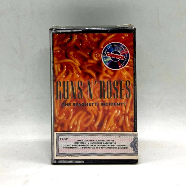 Guns N' Roses - The spaghetti incidence, factory sealed audio cassette tape / hard rock tape