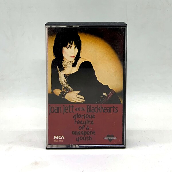 Joan Jett & The Blackhearts - Glorious results of a misspent youth -   Audio Cassette Tape , Includes the track "Cherry bomb"