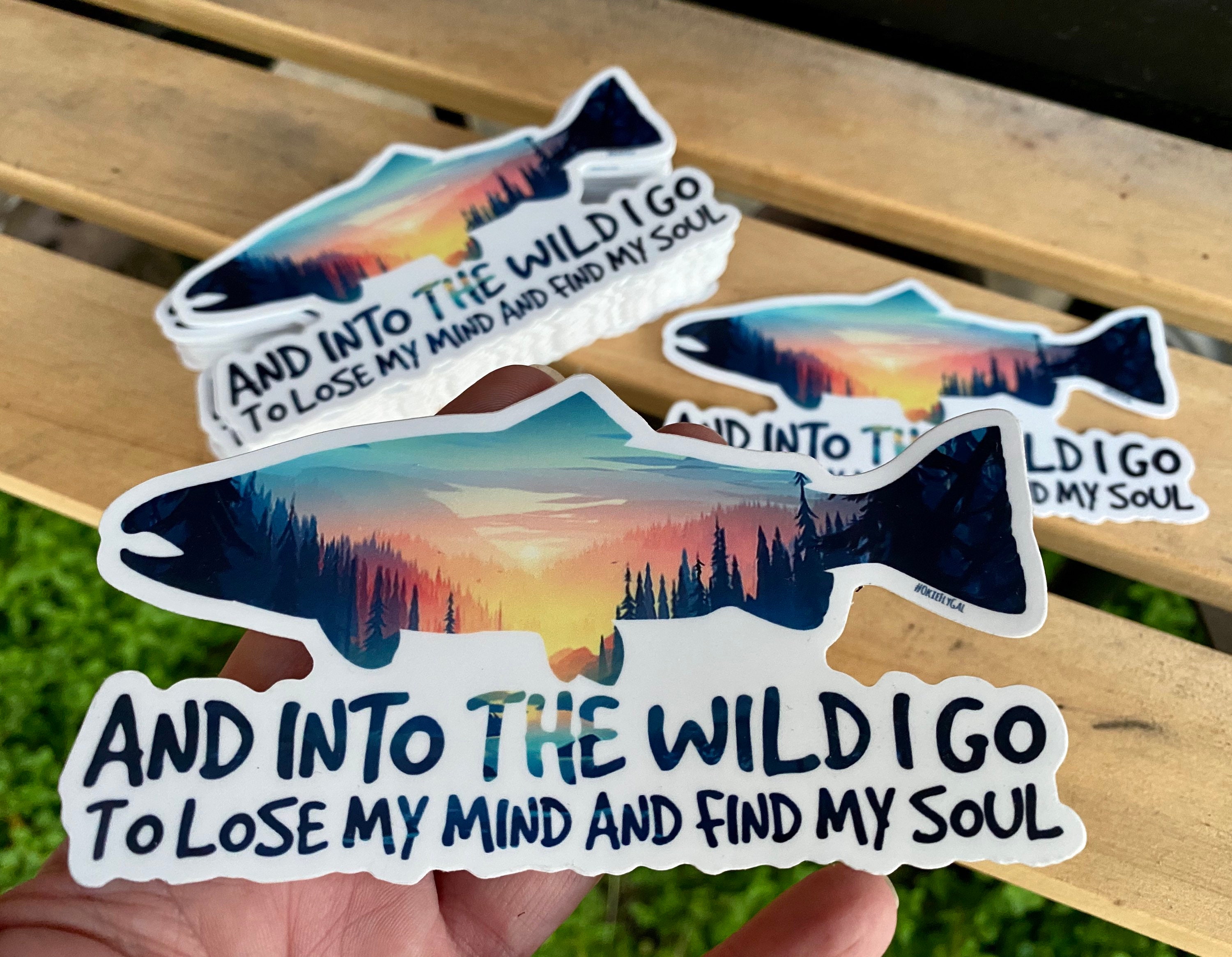 Into the Wild Vinyl Sticker Etsy