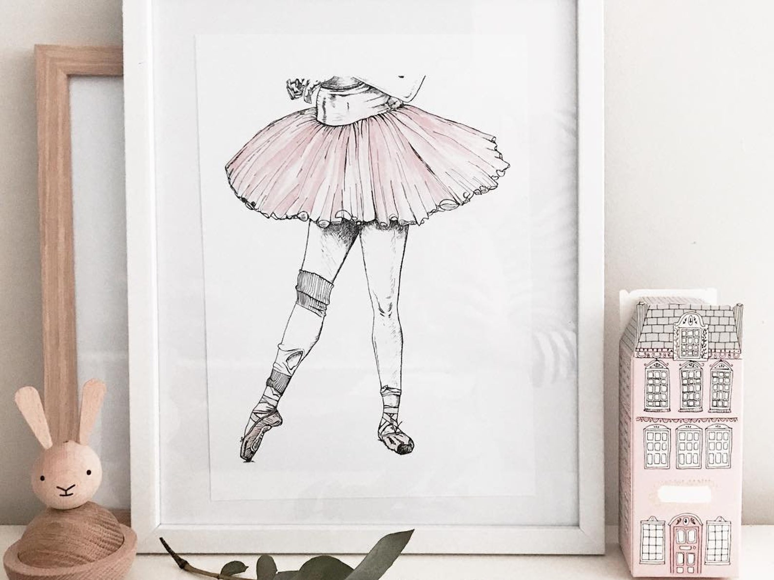 ballet art print pink tulle tutu ballet art print ballet shoes point girls room nursery