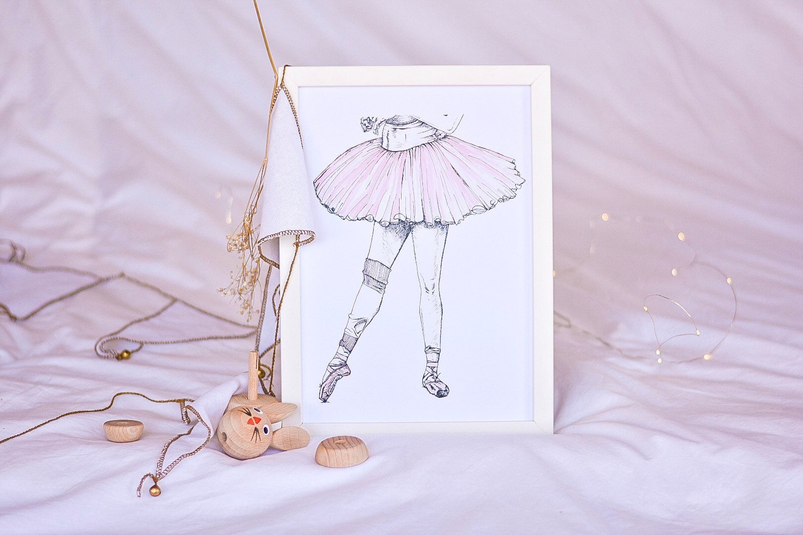 ballet art print pink tulle tutu ballet art print ballet shoes point girls room nursery