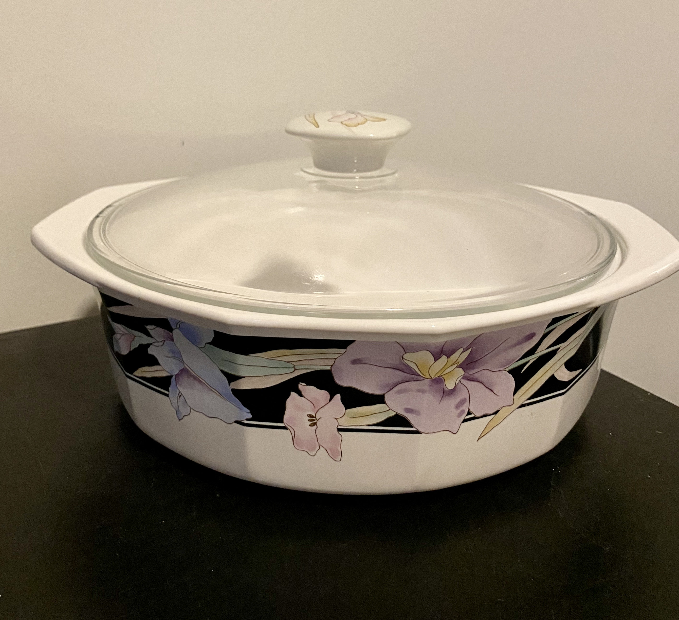 Mikasa Fire and ice charisma casserole dish with lid AA004 / Etsy