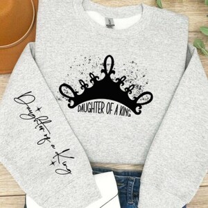 Daughter of a King with Sleeve | Faith, Bible Verse, Encouraging, Daughter, Child of God