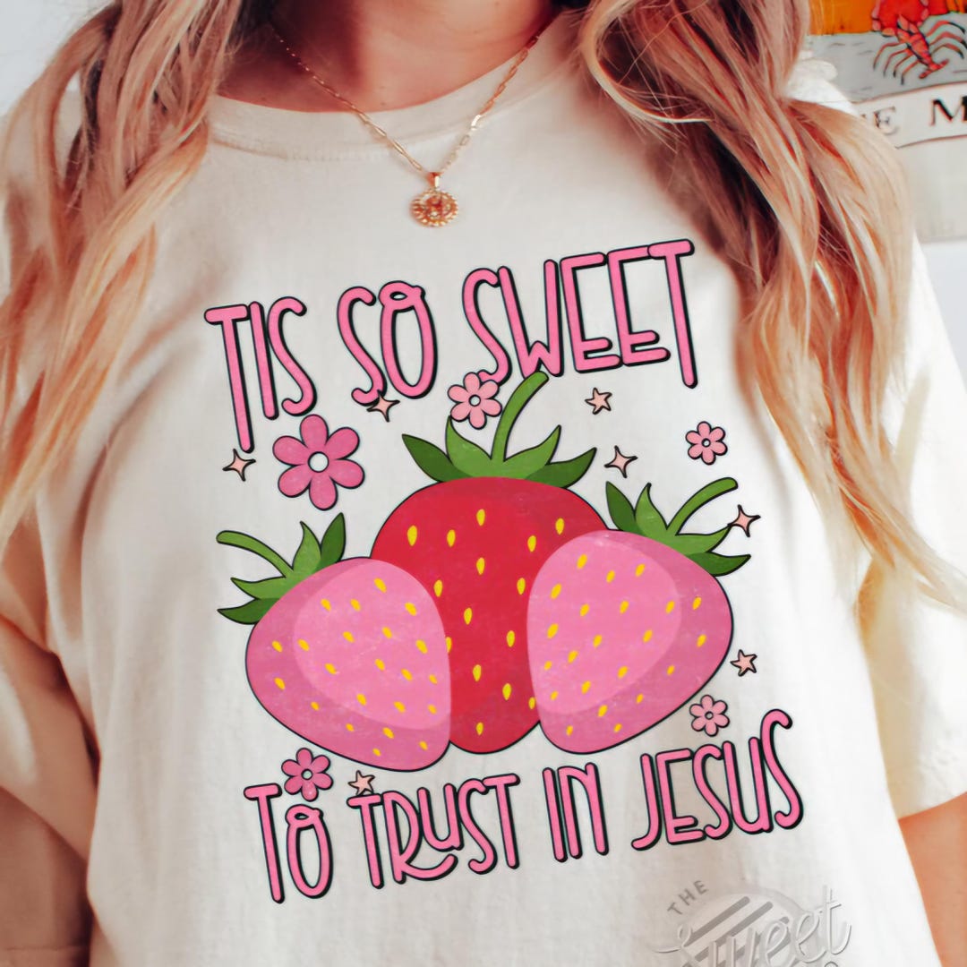 Tis so Sweet to Trust in Jesus Shirt | Vintage Christian | Retro ...