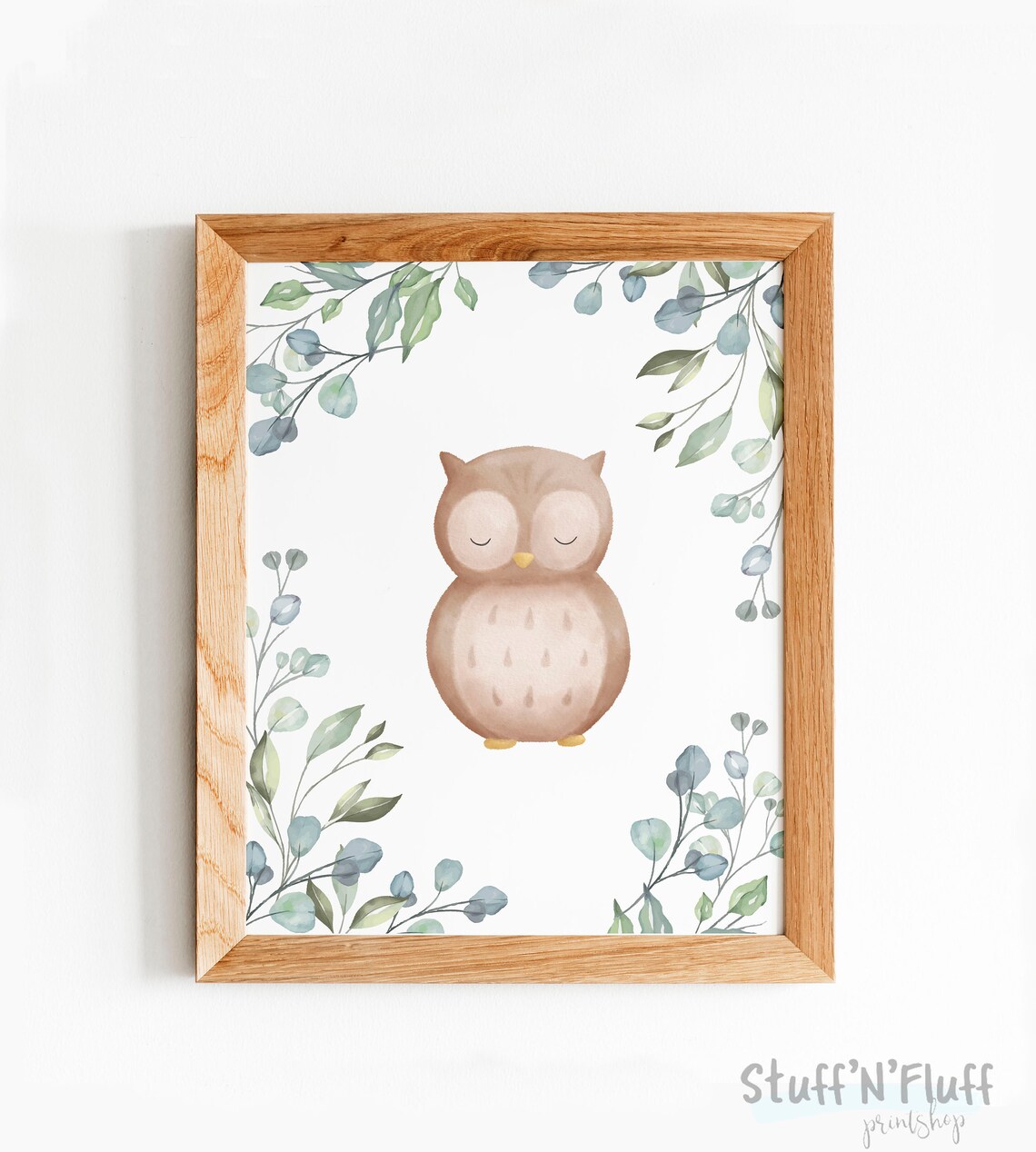 Owl Nursery Wall Art Woodland Nursery Decor. Woodland Forest | Etsy