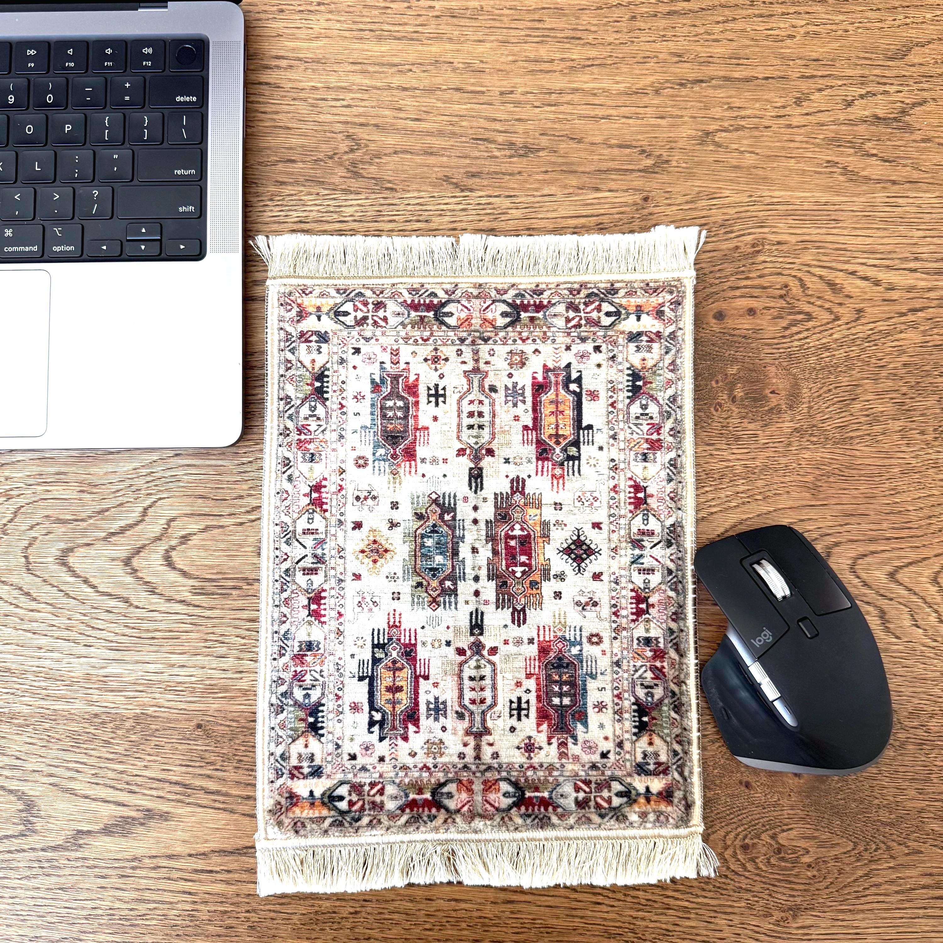 Mini Turkish Rug Mouse Pad | Kilim Carpet Style | Boho Desk Decor ...