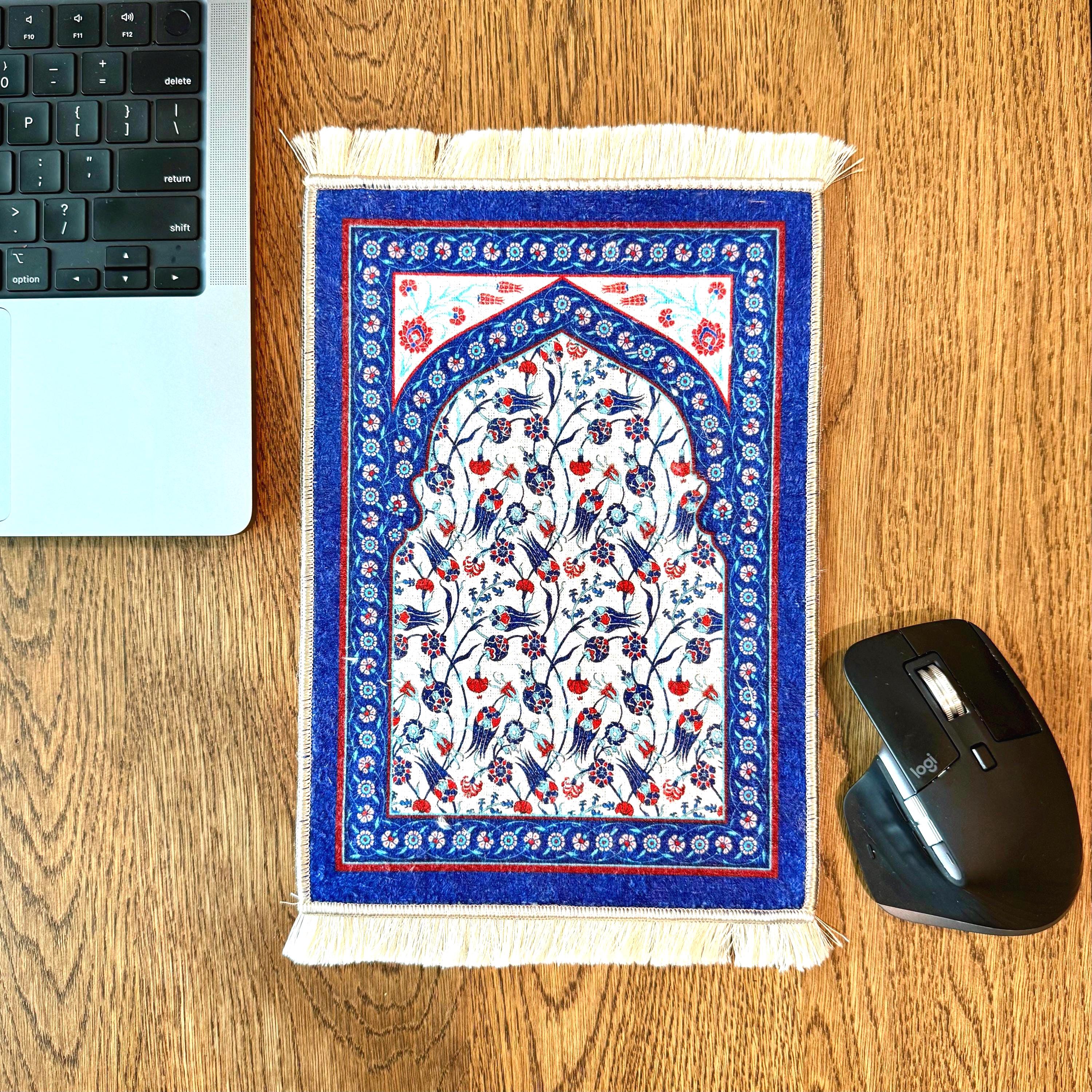 Mini Turkish Rug Mouse Pad | Kilim Carpet Style | Boho Desk Decor ...