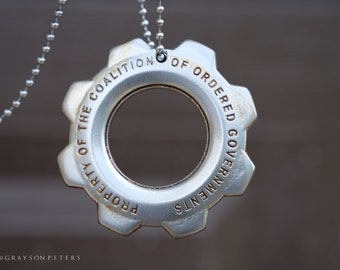 Gears of War Inspired "Cog Tag"