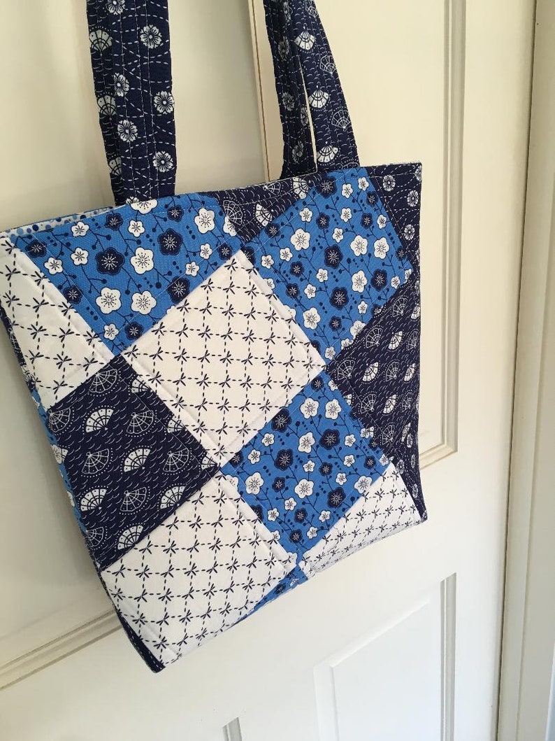patchwork tote bag