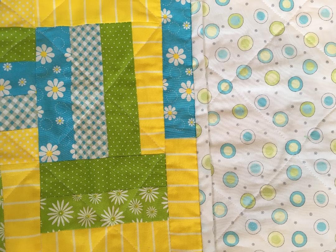 Baby Cot Quilt/playmat Patchwork Baby Quilt Baby Blanket Etsy UK