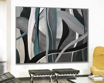 Large Abstract Paintings On Canvas Modern Artwork Original Abstract Painting Large Contemporary Oil Painting MELODY OF The SEA