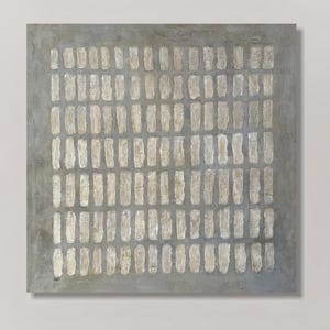 Neutral 3D Textured Minimalist Canvas Painting | Organic Modern Wall Art
